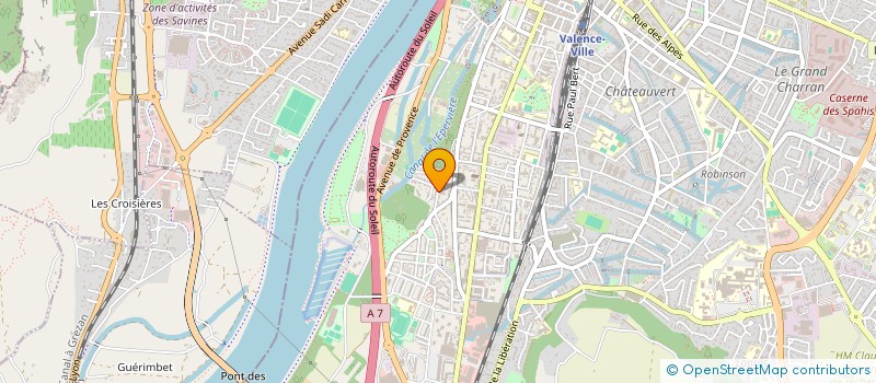 localisation de l'entreprise SCARABEE  VALENCE