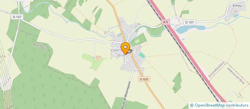 localisation de l'entreprise SCARABEE  VALENCE-EN-BRIE