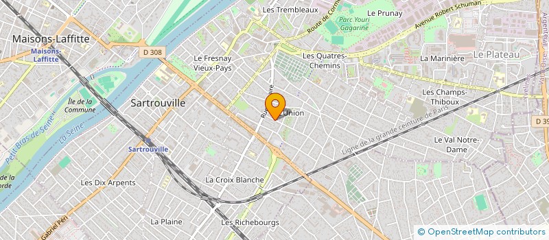 localisation de l'entreprise SCARABEILLE à SARTROUVILLE