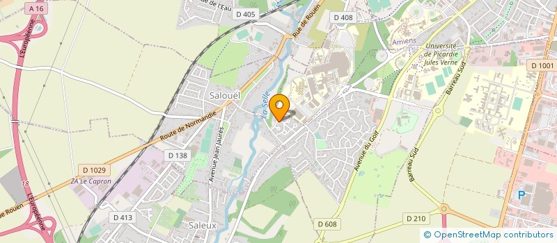 localisation de l'entreprise SCARABIN FORMATION à DURY