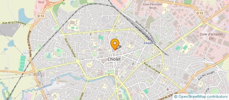 localisation de l'entreprise SCARAD à CHOLET