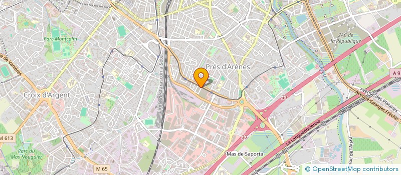 localisation de l'entreprise SCARAM SERAM à MONTPELLIER