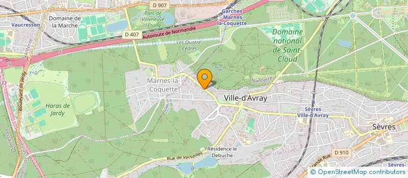 localisation de l'entreprise SCARAMOUCHE PROD. à VILLE-D'AVRAY
