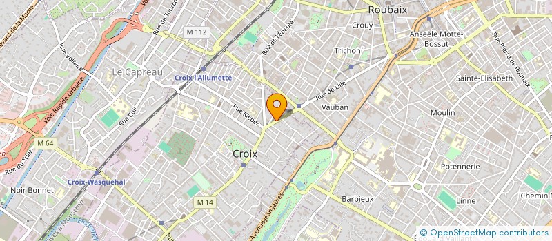 localisation de l'entreprise SCARANO DESBONNETS à CROIX