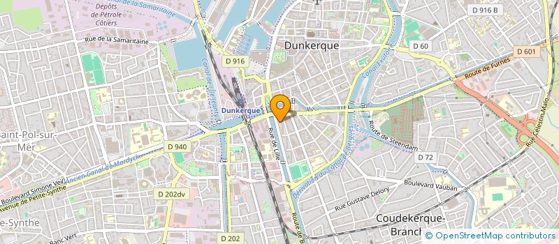 localisation de l'entreprise SCARBAT à DUNKERQUE