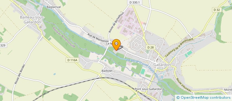 localisation de l'entreprise SCARE à GALLARDON