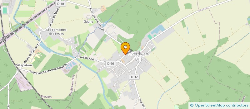 localisation de l'entreprise SCARE à LIVERDY-EN-BRIE
