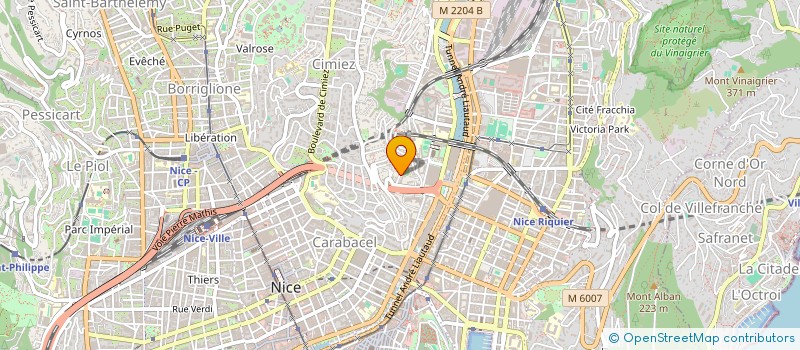 localisation de l'entreprise SCARFONE ET CIE à NICE