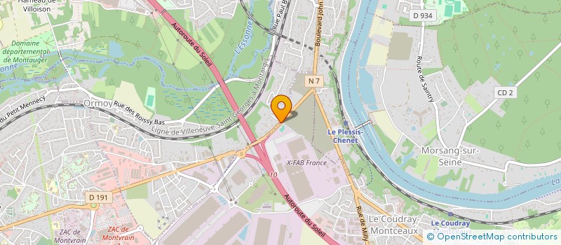 localisation de l'entreprise SCARIA  ORMOY