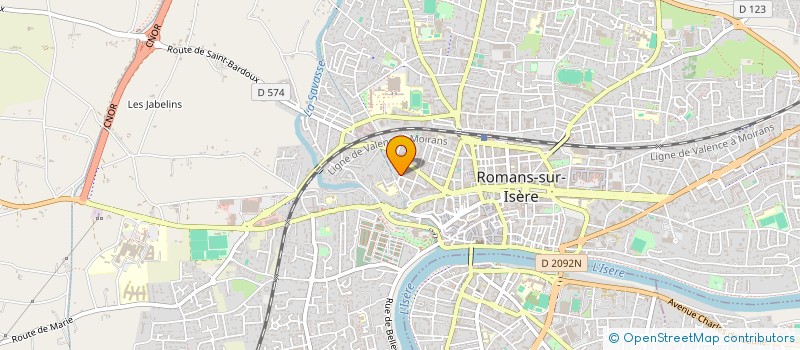 localisation de l'entreprise SCARIF  ROMANS-SUR-ISERE