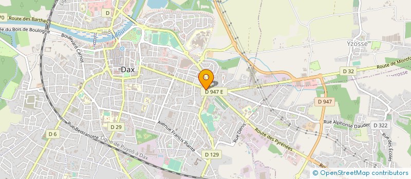 localisation de l'entreprise SCARLET à DAX