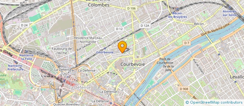 localisation de l'entreprise SCARLET NEEDLES à COURBEVOIE