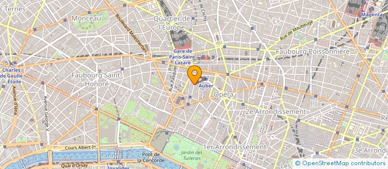 localisation de l'entreprise SCARLETT à PARIS