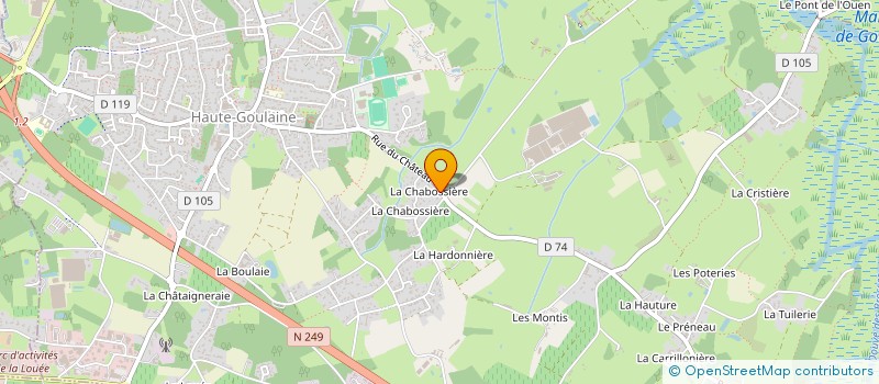 localisation de l'entreprise SCARLETT  HAUTE-GOULAINE