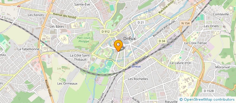 localisation de l'entreprise SCARLETT à DREUX