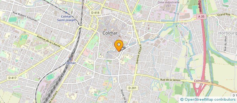 localisation de l'entreprise SCARLETT PRODUCTION  COLMAR