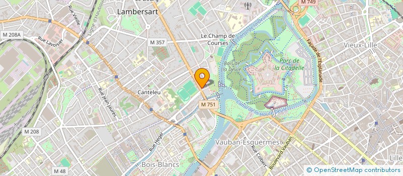 localisation de l'entreprise SCARLETTE à LAMBERSART