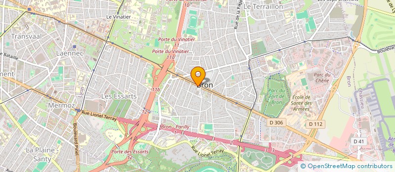 localisation de l'entreprise SCARMO  BRON