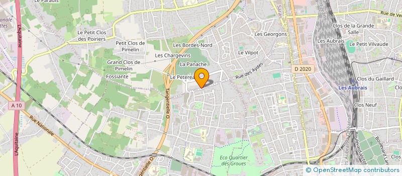 localisation de l'entreprise SCARPA à SARAN