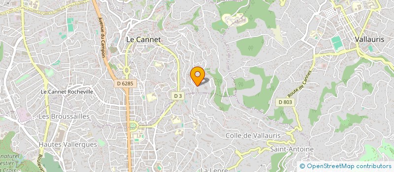 localisation de l'entreprise SCARPA à LE CANNET
