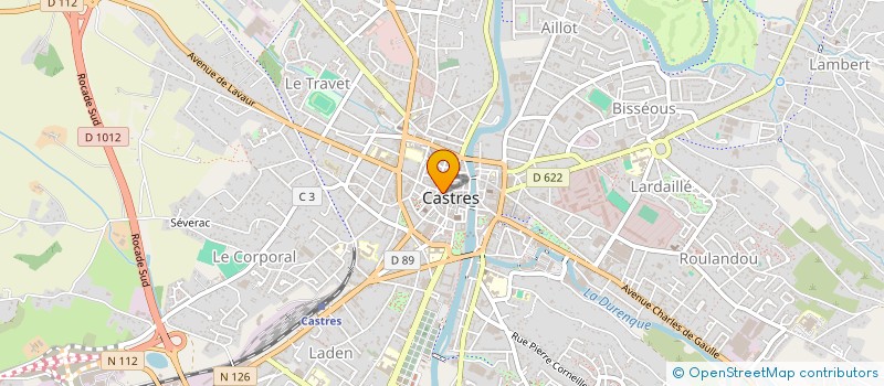 localisation de l'entreprise SCARPA RIVE DROITE  CASTRES