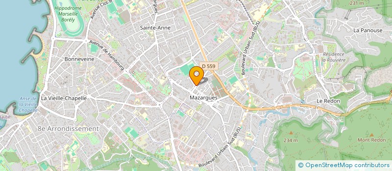 localisation de l'entreprise SCARPARI à MARSEILLE