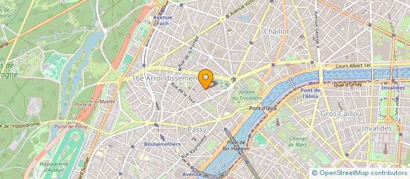 localisation de l'entreprise SCARPARO à PARIS