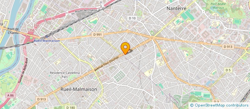 localisation de l'entreprise SCARPATI JUNIOR  NANTERRE