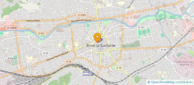 localisation de l'entreprise SCARPE à BRIVE-LA-GAILLARDE