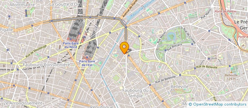 localisation de l'entreprise SCARPELLI à PARIS