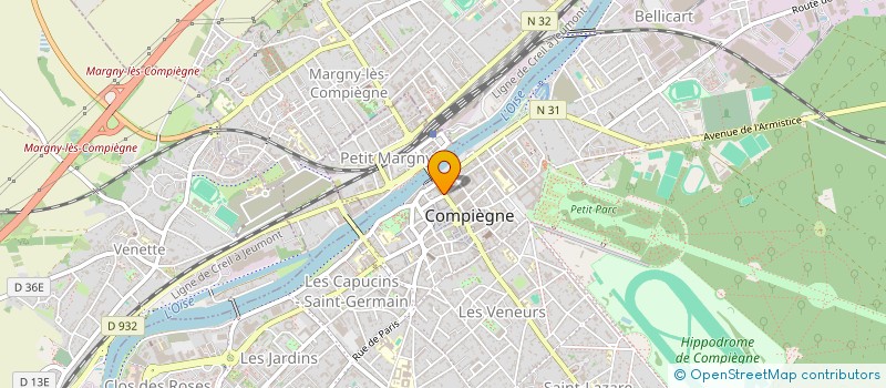 localisation de l'entreprise SCARPETTA à COMPIEGNE