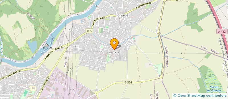 localisation de l'entreprise SCARPONE  JONAGE