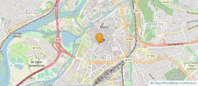 localisation de l'entreprise SCARPONE INVEST  METZ