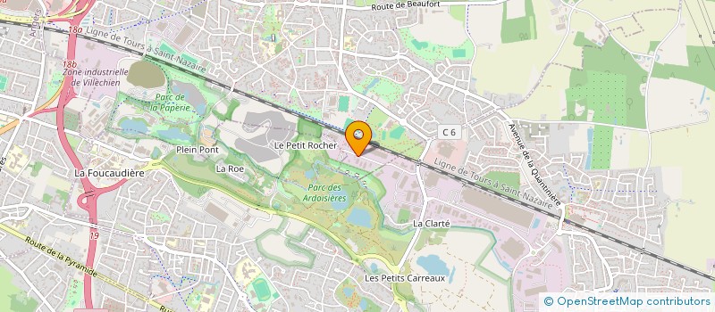 localisation de l'entreprise SCARRON  SAINT-BARTHELEMY-D'ANJOU