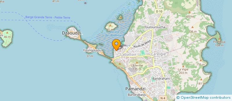 localisation de l'entreprise SCART à DZAOUDZI