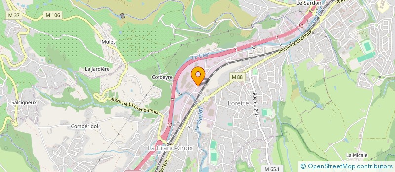 localisation de l'entreprise SCARV IMMO  LORETTE