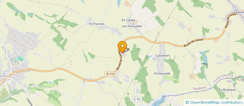 localisation de l'entreprise SCAS.INFO  VERFEIL