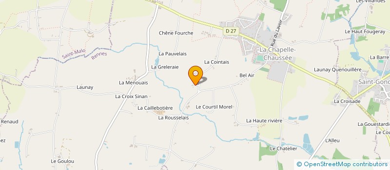 localisation de l'entreprise SCAT  RENNES