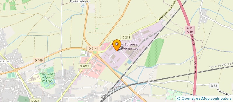 localisation de l'entreprise SCATE CONSTR AUTOM TABL ELECTR à RIOM