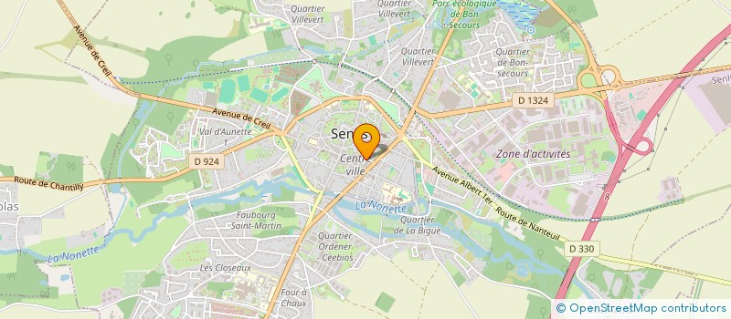 localisation de l'entreprise SCAURE  EVE