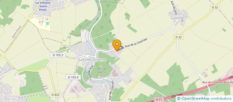 localisation de l'entreprise SCAVAZZA à GASVILLE-OISEME
