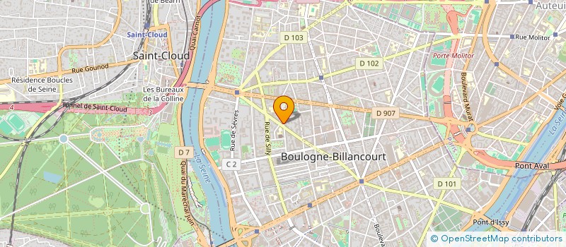 localisation de l'entreprise SCB à BOULOGNE-BILLANCOURT