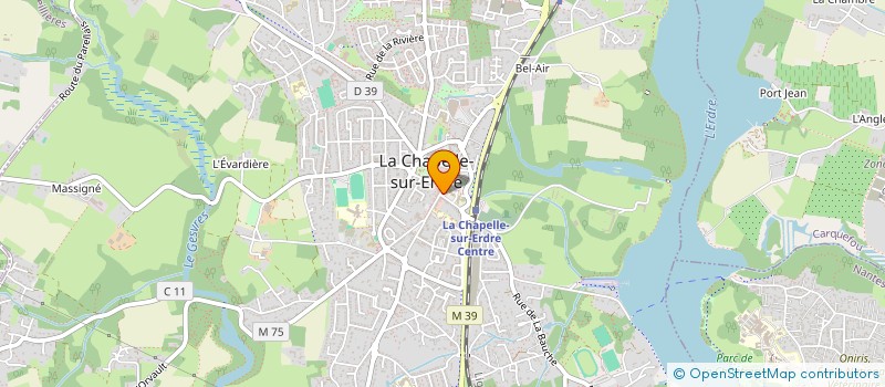 localisation de l'entreprise SCB à LA CHAPELLE-SUR-ERDRE