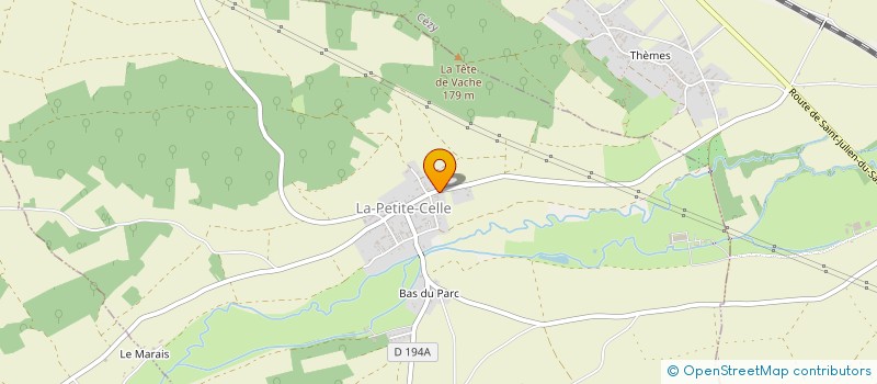 localisation de l'entreprise SCB à LA CELLE-SAINT-CYR
