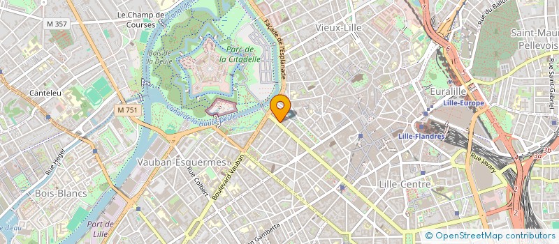 localisation de l'entreprise SCB  LILLE