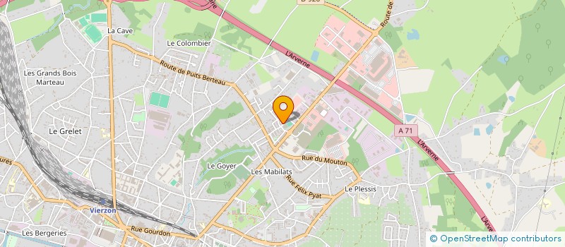 localisation de l'entreprise SCB BAT à VIERZON