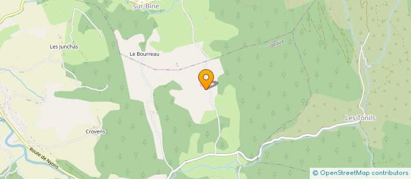 localisation de l'entreprise SCB BOURDEAUX  BOURDEAUX