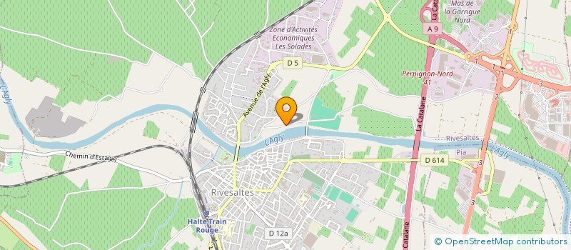 localisation de l'entreprise SCB CONCEPT à RIVESALTES