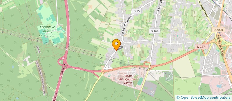 localisation de l'entreprise SCB IMMO à OLIVET