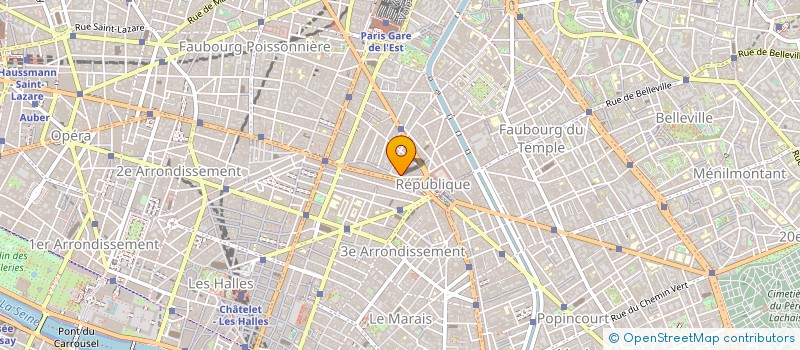 localisation de l'entreprise SCB SERVICES COMPLETS DU BATIMENT à PARIS